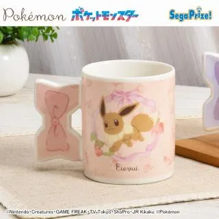 Aピンク】ポケットモンスター [PtZ]リボンマグカップ オンライン