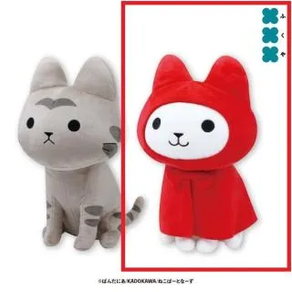B赤ずきんなねこ】うごく!ねこむかしばなし BIGぬいぐるみ オンライン