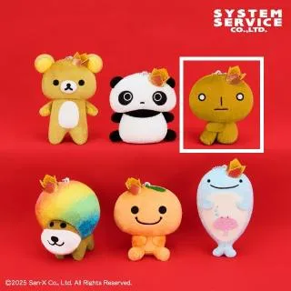 Cこげぱん】San-Xオールスターズ きらきら王冠マスコットキーチェーン