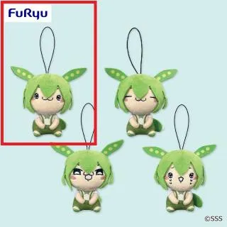 Aにっこり(両目開け)】ずんだもん もちぴこマスコットーずんだもんー