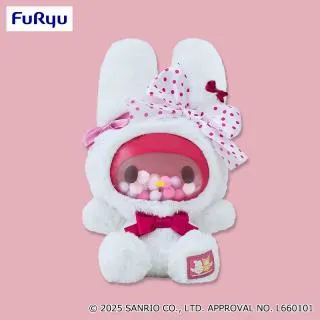 Aマイメロディ】サンリオキャラクターズ うさみみナースぬいぐるみ①