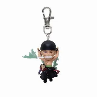 Bロロノア・ゾロ】ワンピース フィギュアキーホルダー-モンキー・D
