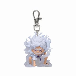 Aモンキー・D・ルフィ】ワンピース フィギュアキーホルダー-モンキー