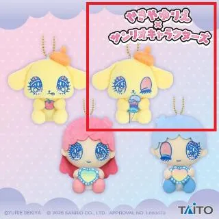 Aシナモロール】サンリオキャラクターズ ダークブラックぬいぐるみ①